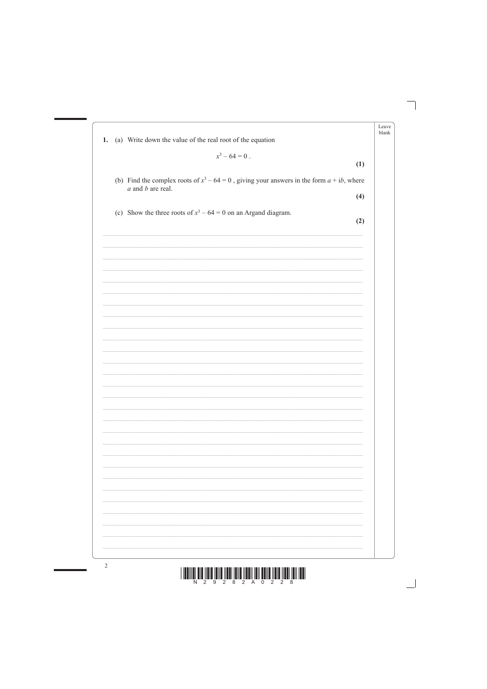 June 2008 Edexcel Gce Further Pure Mathematics Fp1 - Advanced / Advanced Subsidiary, Page 2