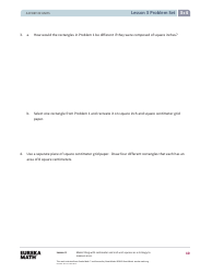 Math Lesson 3 Problem Set - Great Minds, Page 2