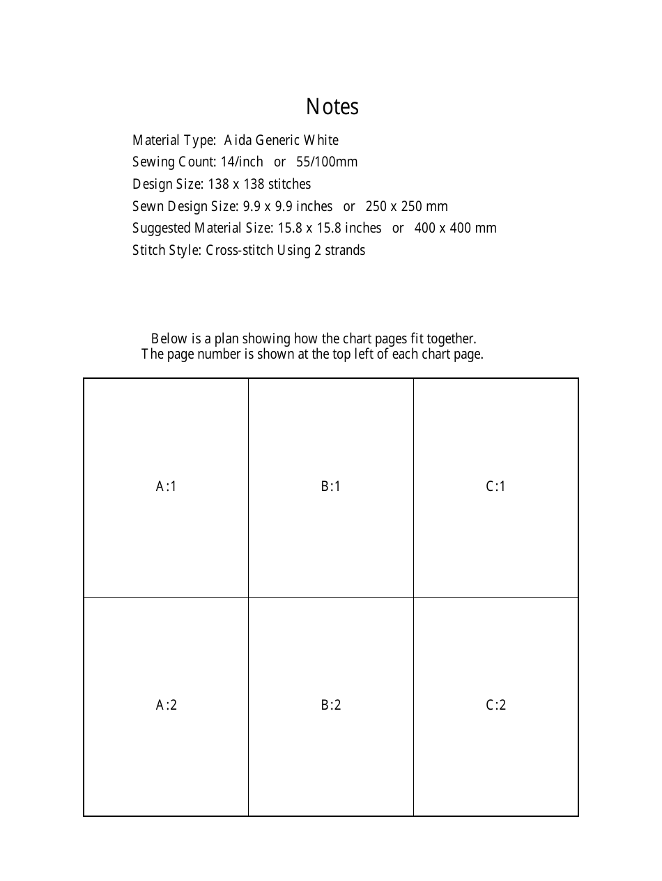 Red Rose Cross-stitch Pattern, Page 3