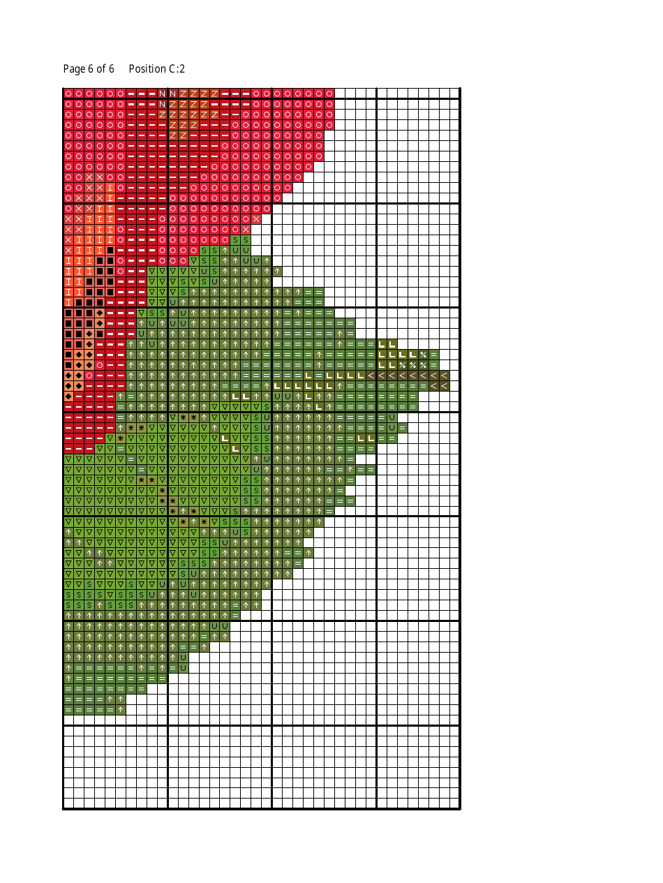 Red Rose Cross-stitch Pattern, Page 9