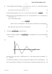 May/June 2014 Cambridge International Examinations: Mathematics Paper 3 Pure Mathematics 3 (P3), Page 3