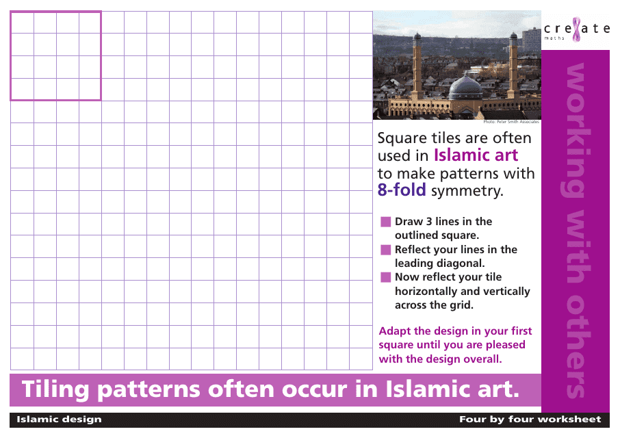 Islamic Art Tiling Worksheet