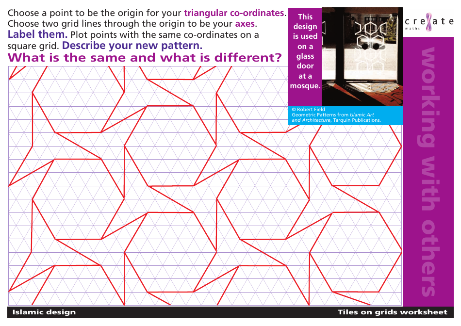 Islamic Art Tiling Worksheet - Robert Field, Page 3