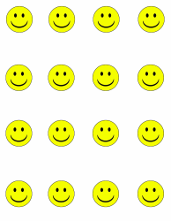 Document preview: Yellow Smiley Face Templates