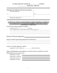 Document preview: Otice of Appeal From Order Under Pretrial Fairness Act Pursuant to Illinois Supreme Court Rule 604(H) (Defendant as Appellant) - Illinois