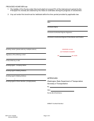 DOT Form 134-090 Retainage Bond - Washington, Page 2