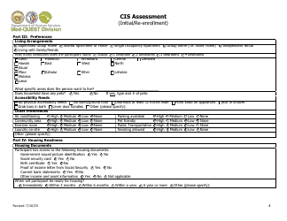 Cis Assessment (Initial/Re-enrollment) - Hawaii, Page 4