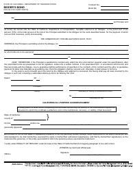 Document preview: Form DES-OE-0102.3 Bidder's Bond - California
