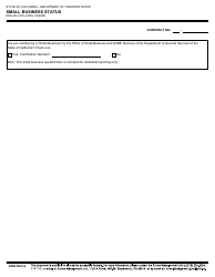 Document preview: Form DES-OE-0102.4 Small Business Status - California