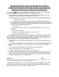 Soil/Site Evaluation Procedures - Stanly County, North Carolina, Page 3