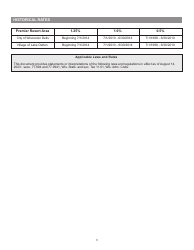 Instructions for Form PRA-012 Premier Resort Area Tax Return - Wisconsin, Page 3