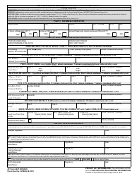 Document preview: AF Form 4447 Air Force Special Warfare Operator Fitness Test Scorecard
