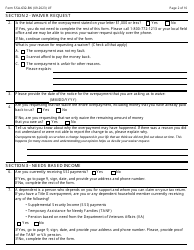 Form SSA-632-BK Request for Waiver of Overpayment Recovery, Page 2