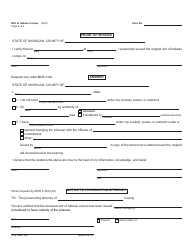 Form MC203 Writ of Habeas Corpus - Michigan, Page 2