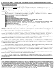 Form MV-440 Request for Motor Vehicle Information - Harris County, Texas, Page 2