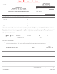 Document preview: BLM Form 4120-6 Cooperative Range Improvement Agreement