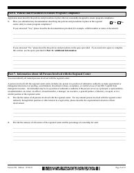 USCIS Form I-956 Application for Regional Center Designation, Page 5
