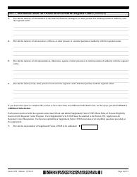 USCIS Form I-956 Application for Regional Center Designation, Page 6