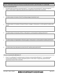 USCIS Form I-956F Application for Approval of an Investment in a Commercial Enterprise, Page 10