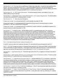 Instructions for USCIS Form I-956F Application for Approval of an Investment in a Commercial Enterprise, Page 4