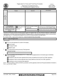Document preview: USCIS Form I-956K Registration for Direct and Third-Party Promoters