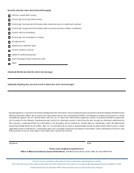 Robocall Report Form - Minnesota, Page 2