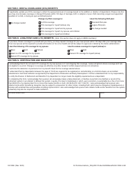 Form 02-1854R Retiree Health Dependent Change - Alaska, Page 2