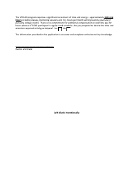 Application for Vtlead - Vermont Leadership, Exploration and Development - Vermont, Page 5