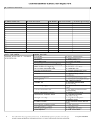 Utah Medicaid Prior Authorization Request Form - Utah, Page 2