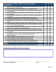 Pharmacy Technician Immunization Competency Assessment Checklist - Sample - Missouri, Page 2