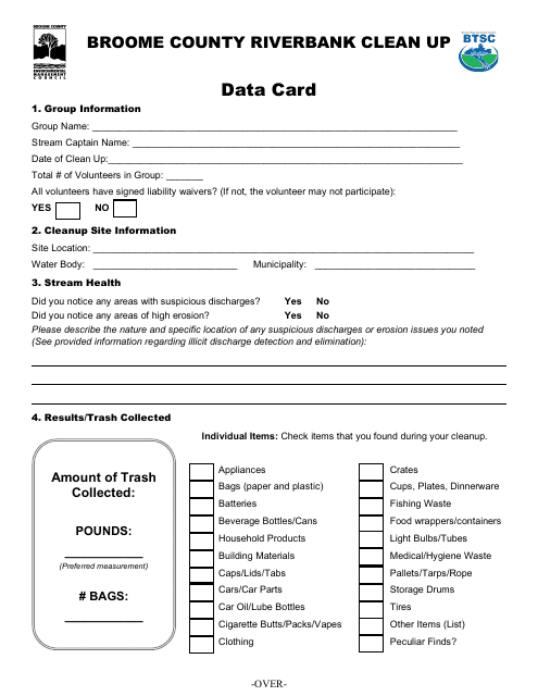 Data Card - Broome County, New York