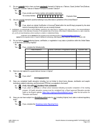 Form A450-1233LIC Guest Tattooer License Application - Virginia, Page 2