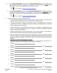 Form A450-1213BUS Salon, Shop, SPA, &amp; Parlor License/Reinstatement Application - Virginia, Page 3