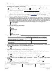 Form A492-0515REG Time-Share Program Registration/Amendment Application - Virginia, Page 2