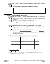 Form AA436-1955ULR Waterworks Operator - Universal License Recognition (Ulr) Application - Virginia, Page 3