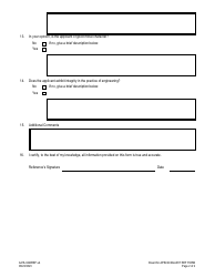 Form A416-0420REF Engineer-In-training Reference Form - Virginia, Page 2