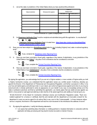 Form A501-2710ULR Tradesman - Universal License Recognition Application - Virginia, Page 4