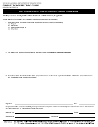 Document preview: Form ADM-0226 Conflict of Interest Disclosure - California