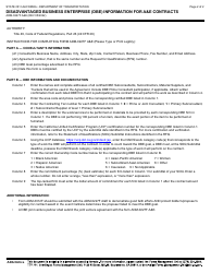 Form ADM-0227F A&amp;E Disadvantaged Business Enterprise (Dbe) Information for a&amp;e Contracts - California, Page 2