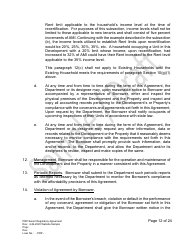 Senior Regulatory Agreement - Portfolio Reinvestment Program - Sample/Draft - California, Page 12