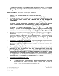 Senior Regulatory Agreement - Portfolio Reinvestment Program - Sample/Draft - California, Page 4