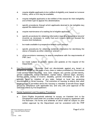 Senior Regulatory Agreement - Portfolio Reinvestment Program - Sample/Draft - California, Page 6