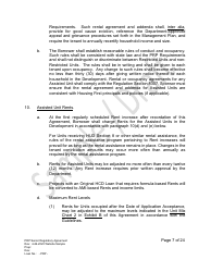 Senior Regulatory Agreement - Portfolio Reinvestment Program - Sample/Draft - California, Page 7
