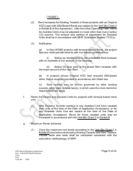 Senior Regulatory Agreement - Portfolio Reinvestment Program - Sample/Draft - California, Page 9
