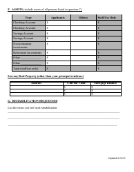 Senior Citizen Owner-Occupied Property Rehabilitation Program Application - Dutchess County, New York, Page 7