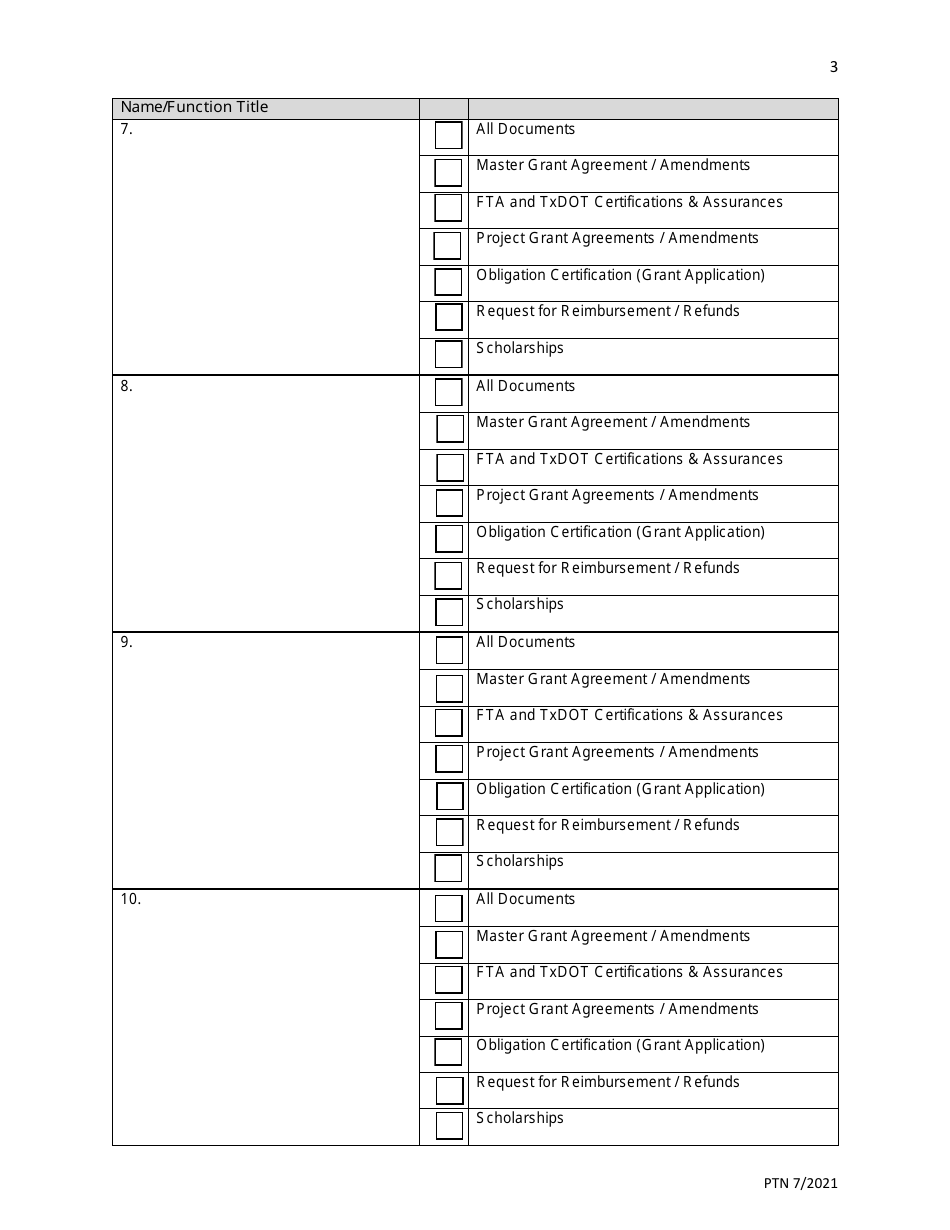 Certification of Signature Authority - Texas, Page 3