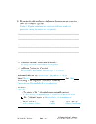 Form DC19:49 Petition and Affidavit to Renew Domestic Abuse Protection Order - Nebraska (English/Spanish), Page 6