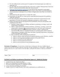 Nebraska Parenting Act Educational Provider Information Sheet - Nebraska, Page 9