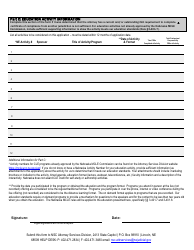 Form ASD3:04 Attorney&#039;s Form to Request a Reinstatement of Membership Status (From &quot;suspended to Inactive&quot; and From &quot;suspended to Active&quot;) - Nebraska, Page 2