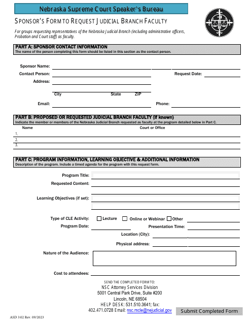 Form ASD3:02  Printable Pdf